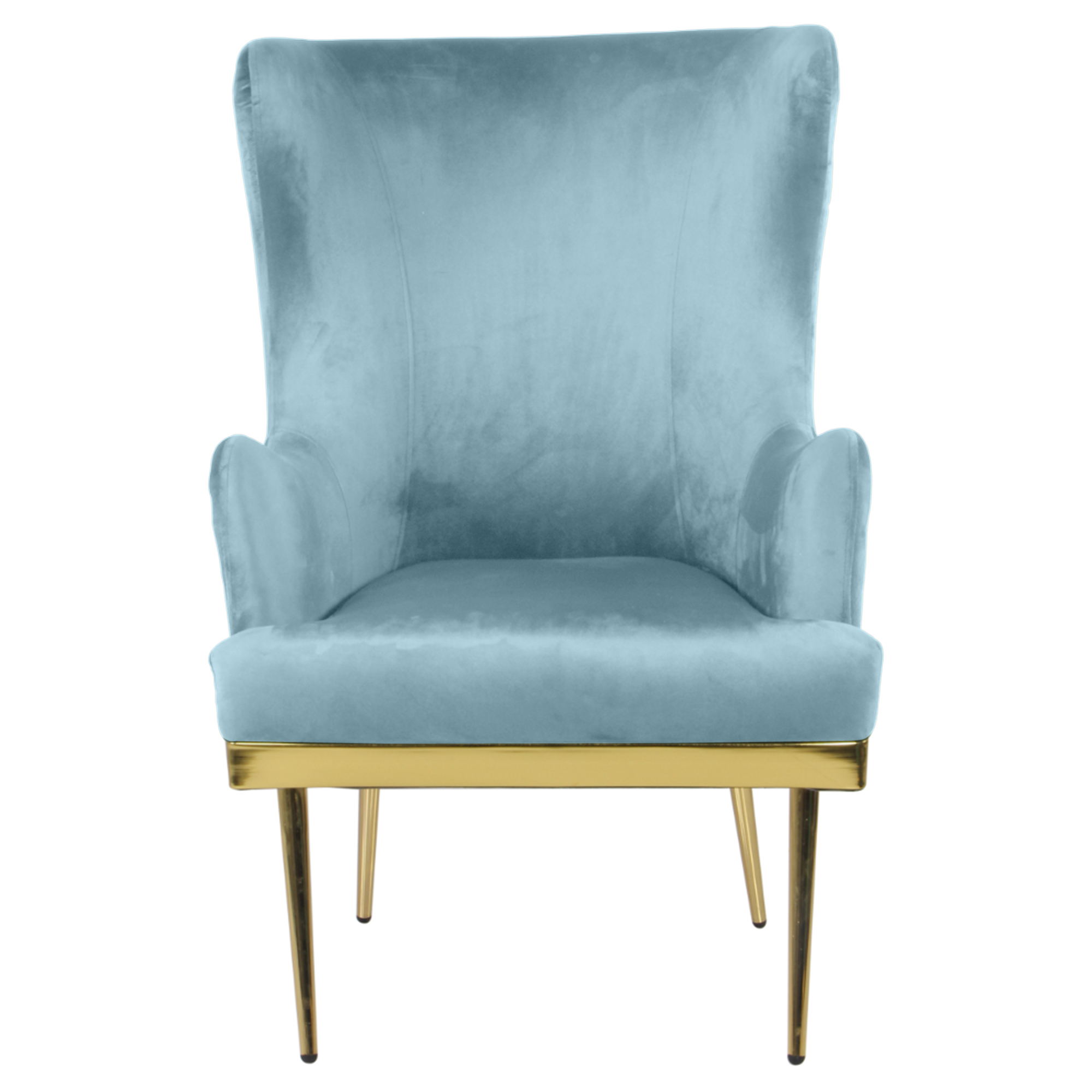 Primrose Camilla Wing Chair for Living Room Bedroom High Back Arm Rest Chair - Teal view 2
